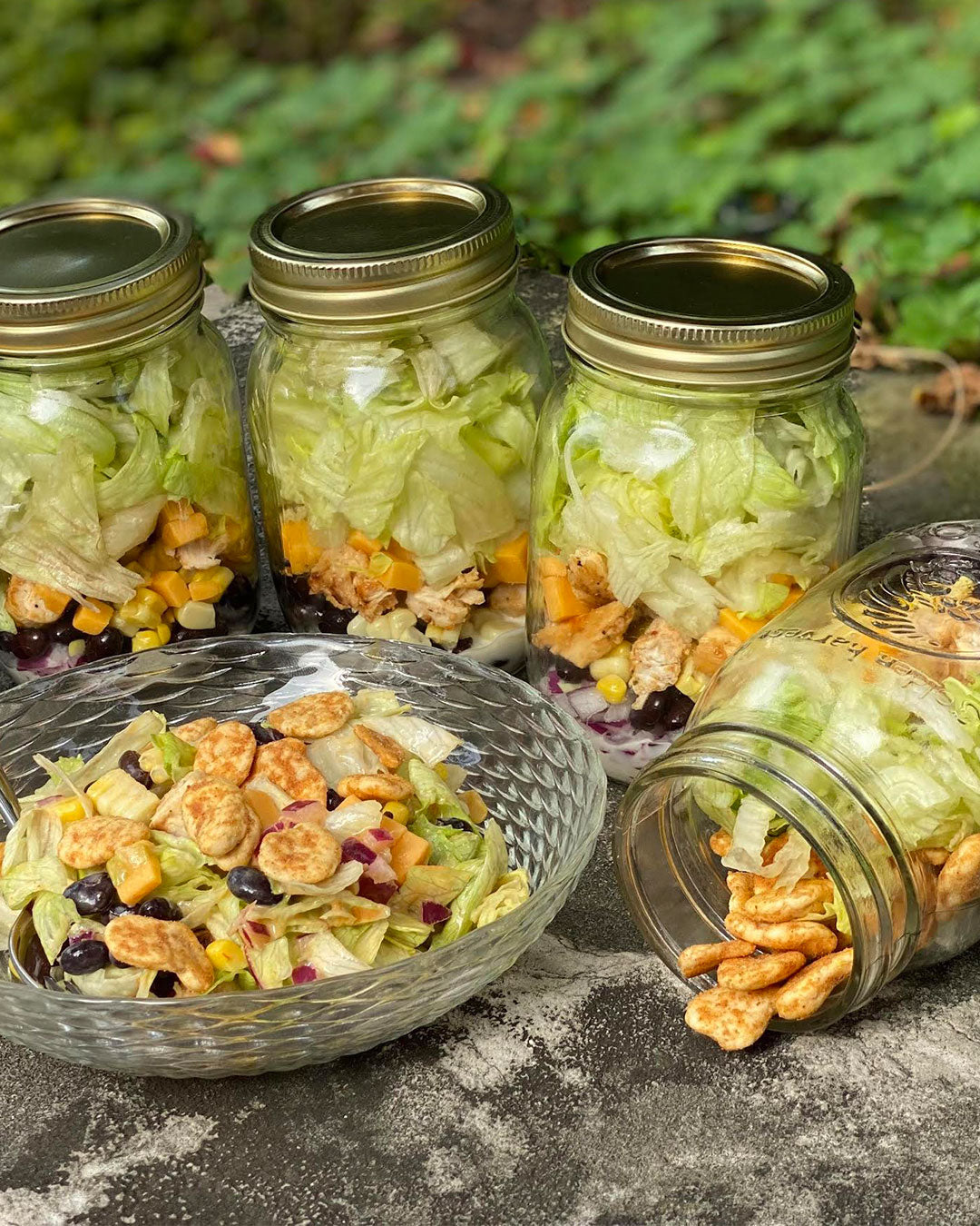 Clean Bean Jar Salad